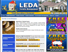 Tablet Screenshot of ledatermite.com.au